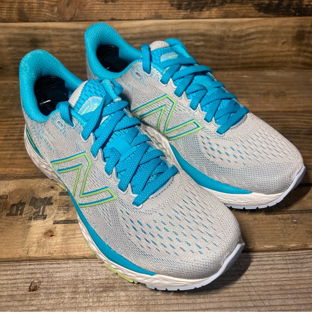 New Balance Athletic Shoes in Gray and Blue